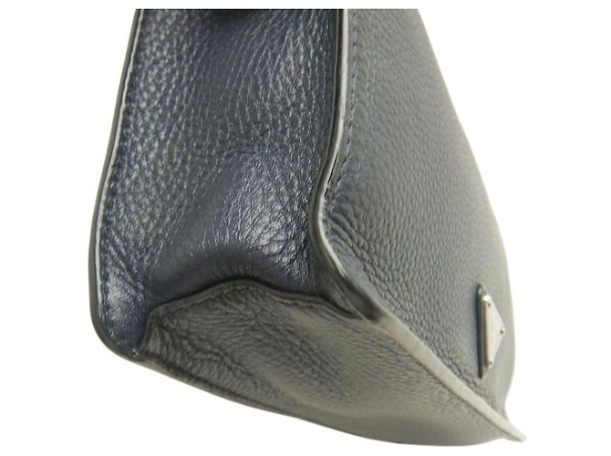 Clutch da polso Prada Blue Vitello City Blu navy - Ansicht 19