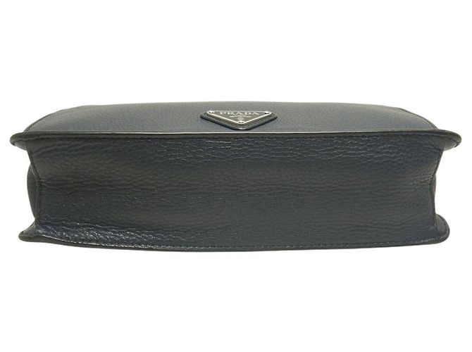 Clutch da polso Prada Blue Vitello City Blu navy - Ansicht 3