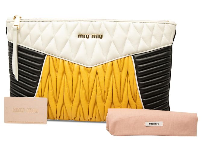 Clutch Biker de Nappa Multi Miu Miu Multicolor - vista 7