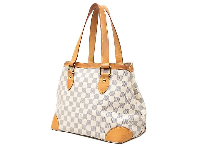 Louis Vuitton White Damier Azur Hampstead PM Bianco - vista 2