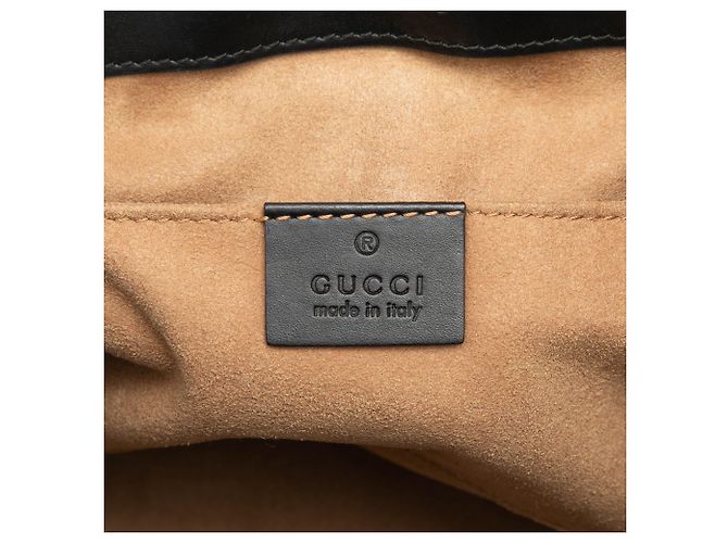 Borsa Tote Gucci Beige Small GG Supreme Padlock - vista 5