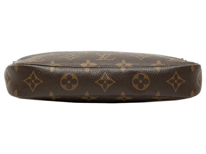 Louis Vuitton Brown Monogram Pochette Accessoires Marrone - vista 3