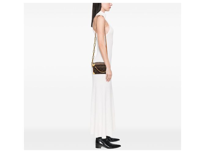 Louis Vuitton Brown Monogram Legacy Mini Soft Trunk Marrone - vista 6
