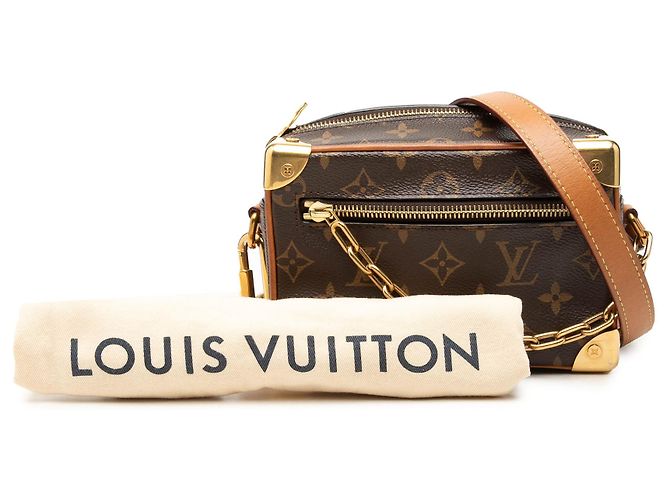 Louis Vuitton Brown Monogram Legacy Mini Soft Trunk Marrone - vista 7