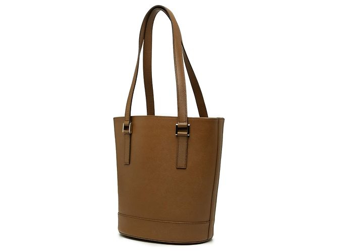 Borsa a secchiello Burberry in pelle marrone - vista 2