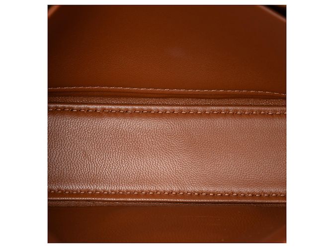 Céline Borsa a tracolla Claude in tela rivestita Triomphe bianca Celine Bianco - vista 4