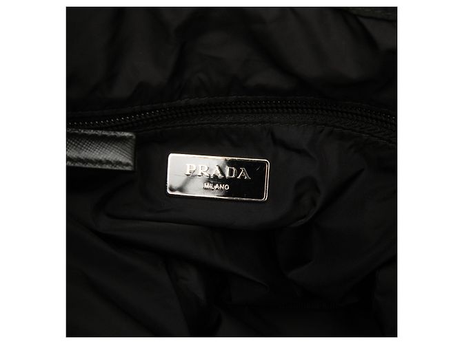 Prada Rucksack aus schwarzem Tessuto - Ansicht 5