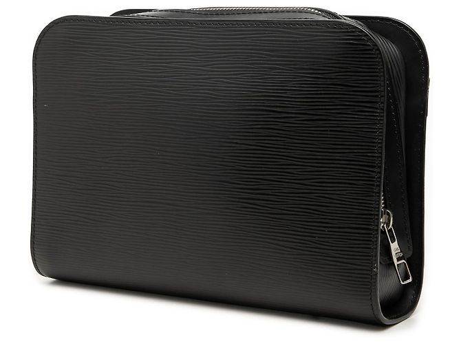 Louis Vuitton Black Epi Pochette Hoche Nero - vista 2