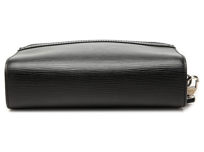 Louis Vuitton Black Epi Pochette Hoche Nero - vista 3