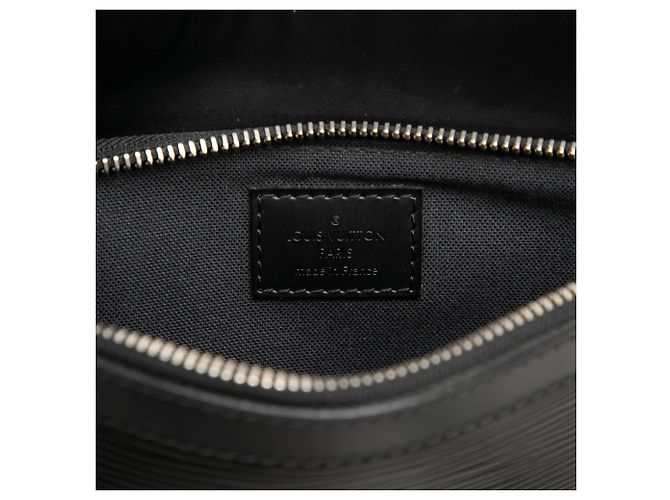 Louis Vuitton Black Epi Pochette Hoche Nero - vista 5