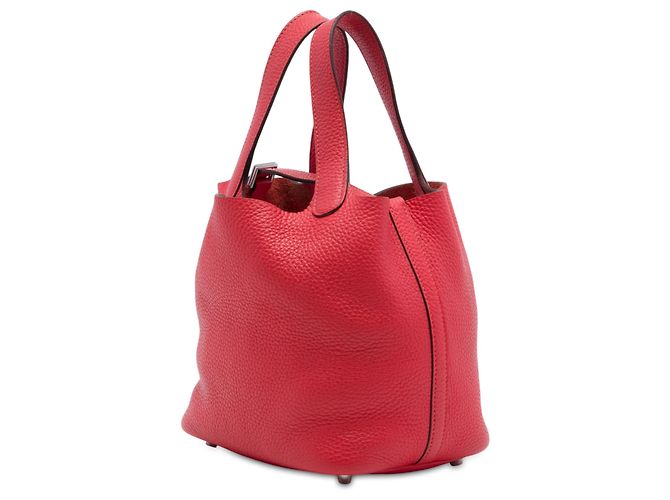 Hermès Red Clemence Picotin Lock 18 Rosso - vista 2
