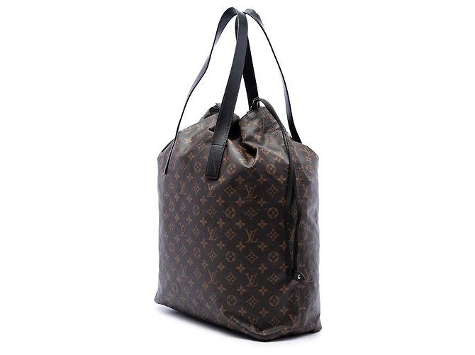 Louis Vuitton Brown Fragment Monogram Macassar Cabas Light Tote Marrone - vista 2