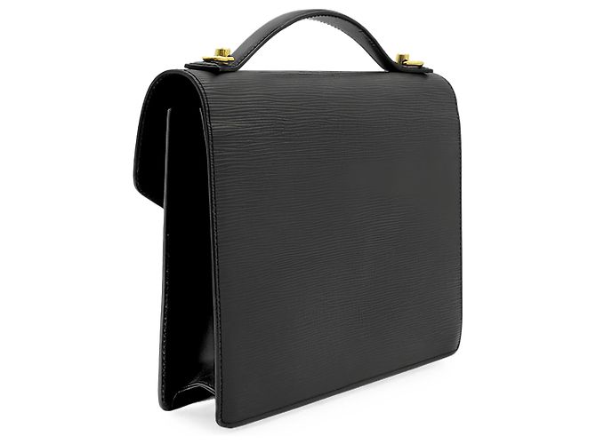 Louis Vuitton Black Epi Monceau 28 Nero - Ansicht 2