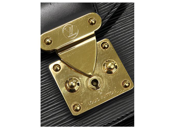 Louis Vuitton Black Epi Monceau 28 Nero - Ansicht 5