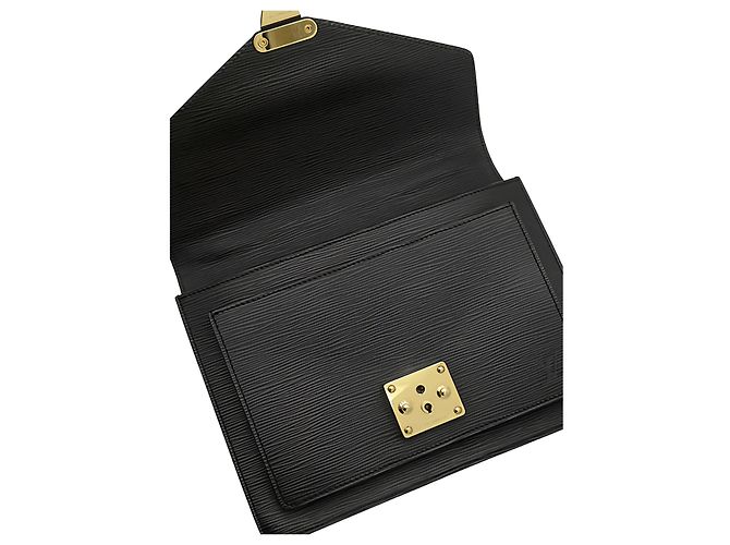 Louis Vuitton Black Epi Monceau 28 Nero - Ansicht 6