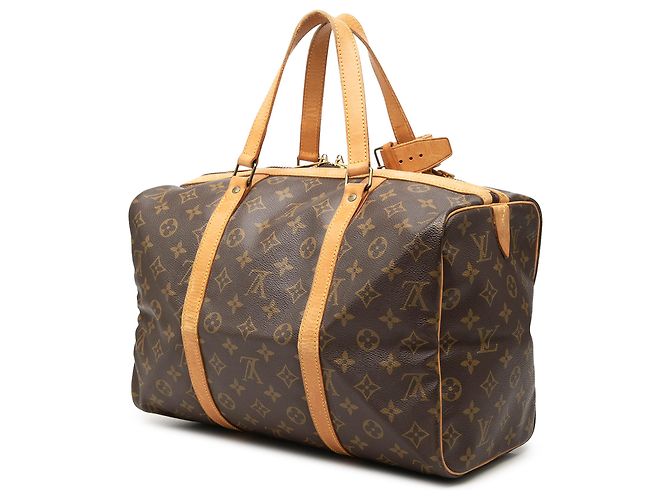 Louis Vuitton Brown Monogram Sac Souple 35 Marrone - vista 2