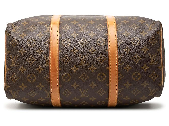 Louis Vuitton Brown Monogram Sac Souple 35 Marrone - vista 3