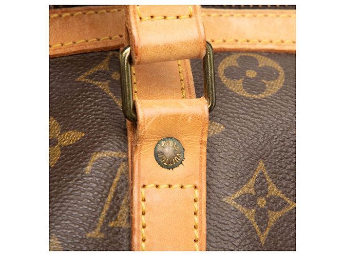 Louis Vuitton Brown Monogram Sac Souple 35 Marrone - vista 6