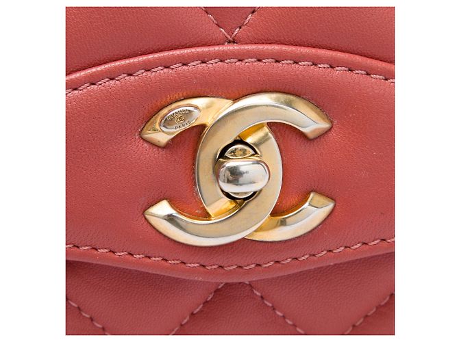 Chanel Pink Small Quilted Lambskin Daily Companion Flap Rosa - vista 5