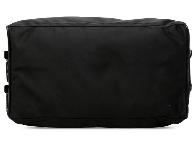 Pouch da viaggio Prada in Re-Nylon nero con rifiniture in Saffiano - vista 3