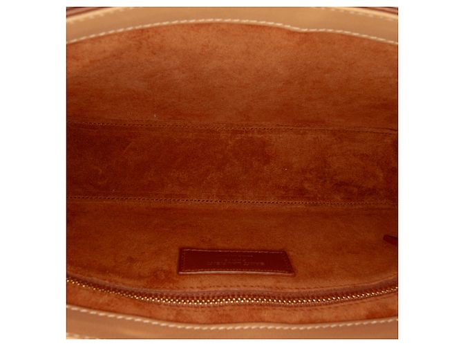 Saint Laurent Le 5 a 7 in pelle di vitello liscia marrone Marrone chiaro - vista 4