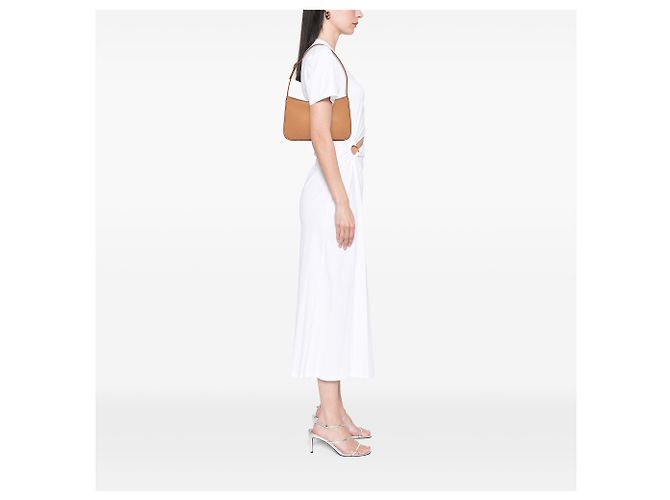 Saint Laurent Le 5 a 7 in pelle di vitello liscia marrone Marrone chiaro - vista 7