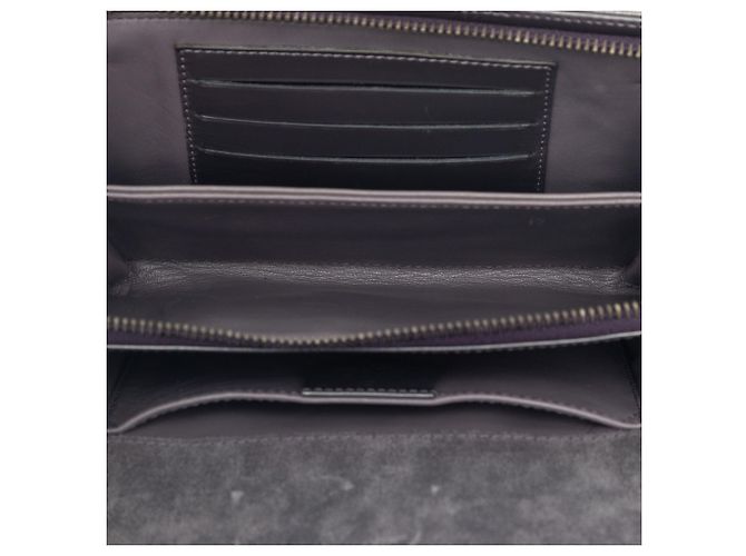 Borsa a tracolla Gucci in vernice grigia Marrone - vista 4