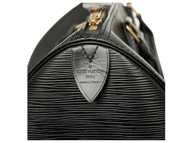 Louis Vuitton Black Epi Speedy 30 Nero - vista 5