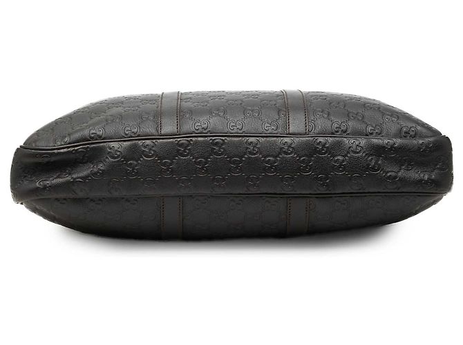 Borsa business Gucci Brown Guccissima Marrone Marrone scuro - vista 3
