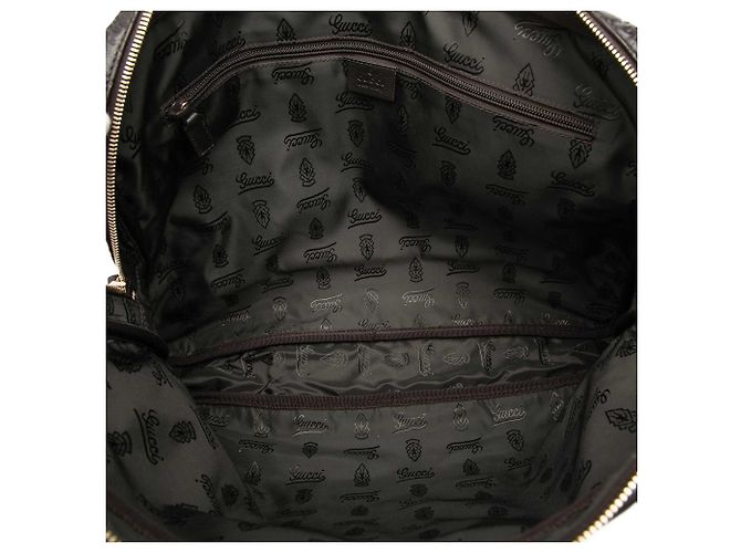 Borsa business Gucci Brown Guccissima Marrone Marrone scuro - vista 4