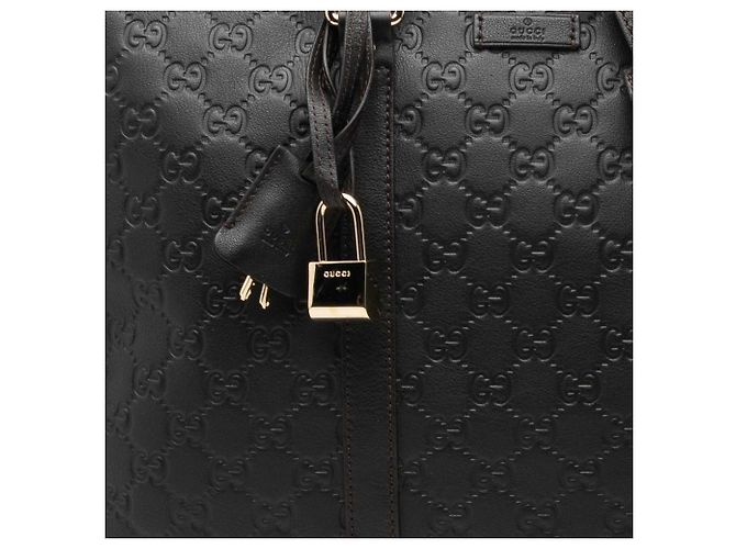 Borsa business Gucci Brown Guccissima Marrone Marrone scuro - vista 6