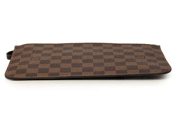 Louis Vuitton Brown Damier Ebene Neverfull MM Täschchen Braun - Ansicht 3