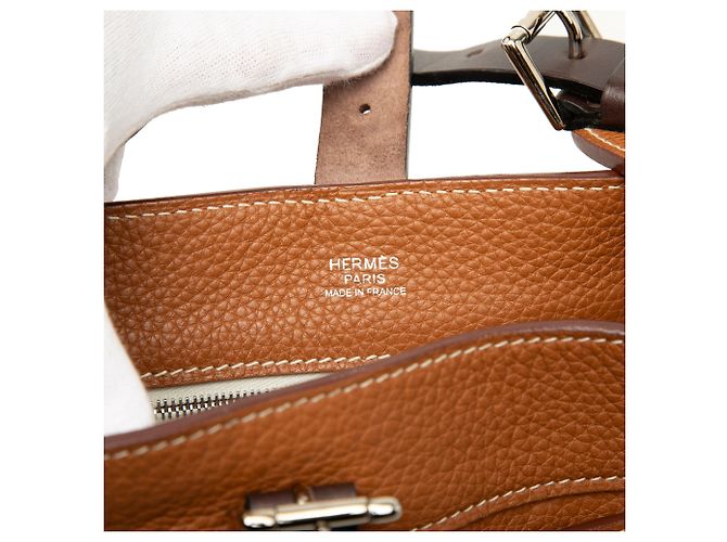 Hermès Brown Clemence Marwari PM Marrone - vista 5