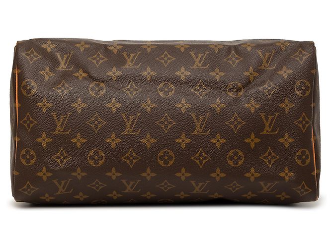 Louis Vuitton Brown Monogram Speedy 35 Marrone - vista 3