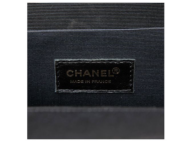 Borsa Tote Verticale Chanel Red Choco Bar Patent Coco Mademoiselle Rosso - vista 5