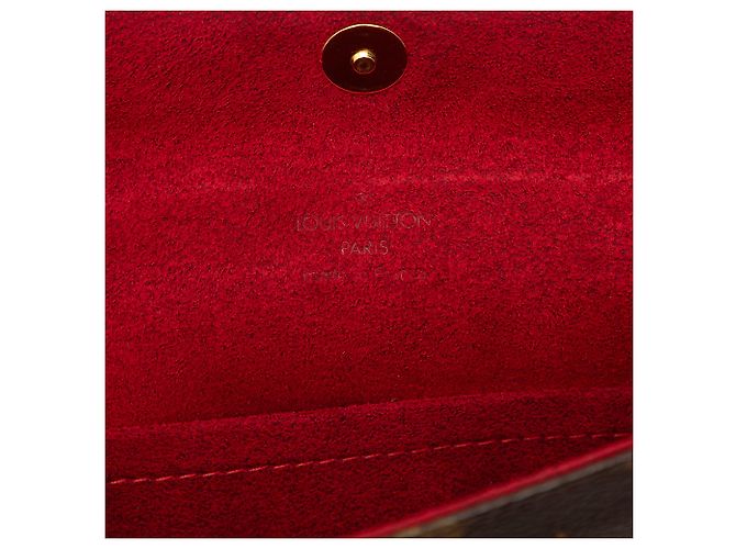Louis Vuitton Brown Monogram Recital Marrone - vista 5