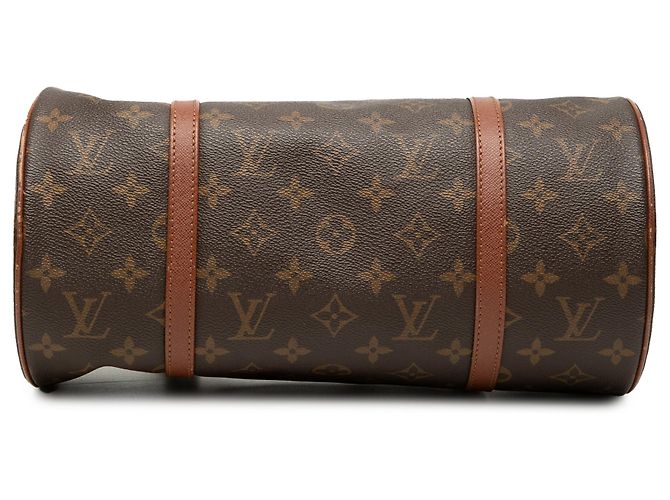 Louis Vuitton Brown Monogram Papillon 30 Marrone - vista 3