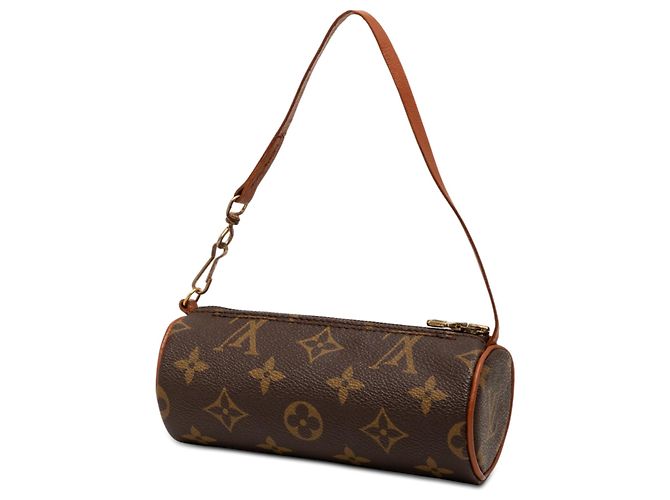 Louis Vuitton Brown Monogram Papillon Pochette Marrone - vista 2