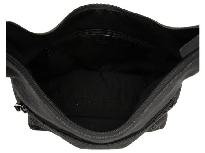 Borsa a tracolla Gucci in denim GG nero - vista 4
