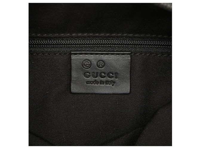 Borsa a tracolla Gucci in denim GG nero - vista 5
