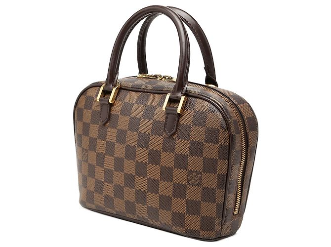 Louis Vuitton Brown Damier Ebene Mini Sarria Marrone - vista 2
