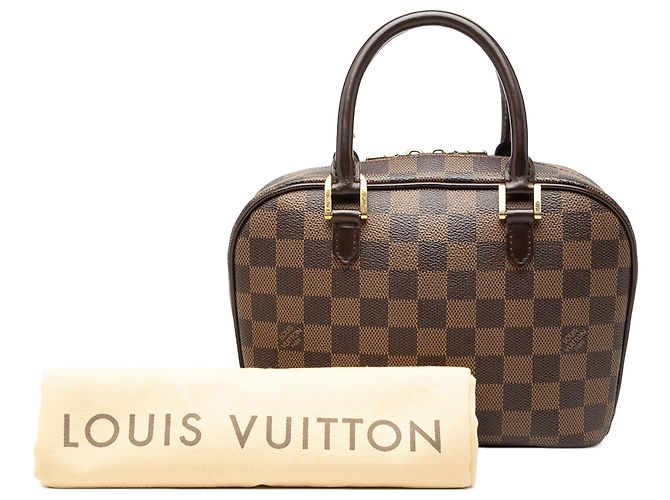 Louis Vuitton Brown Damier Ebene Mini Sarria Marrone - vista 7