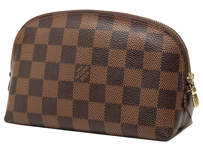 Beauty Case Louis Vuitton Brown Damier Ebene PM Marrone - vista 2