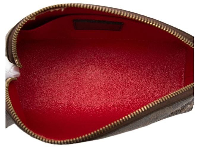 Beauty Case Louis Vuitton Brown Damier Ebene PM Marrone - vista 4