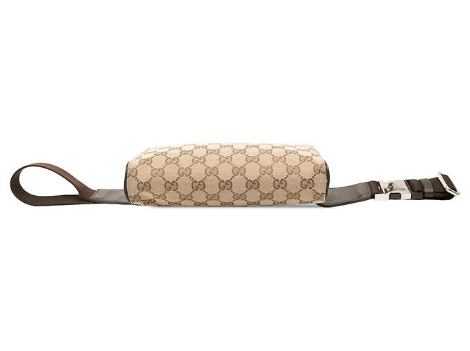 Gucci Gürteltasche aus beigem GG Canvas - Ansicht 3