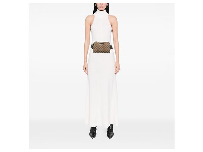 Gucci Gürteltasche aus beigem GG Canvas - Ansicht 6