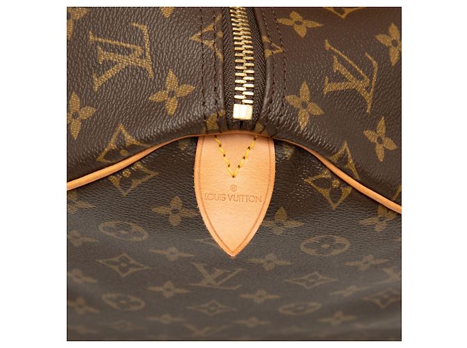 Louis Vuitton Brown Monogram Keepall 55 Marrone - vista 5