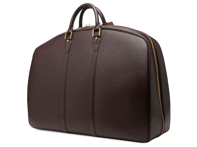 Louis Vuitton Red Taiga Helanga 1 Poche Rosso Bordò - vista 2