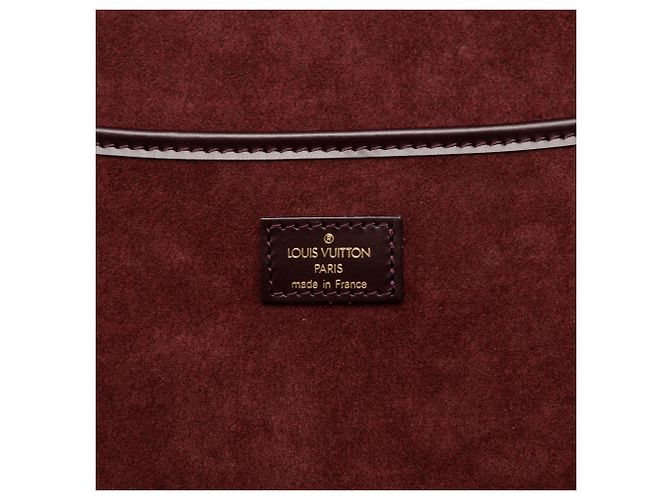 Louis Vuitton Red Taiga Helanga 1 Poche Rosso Bordò - vista 5