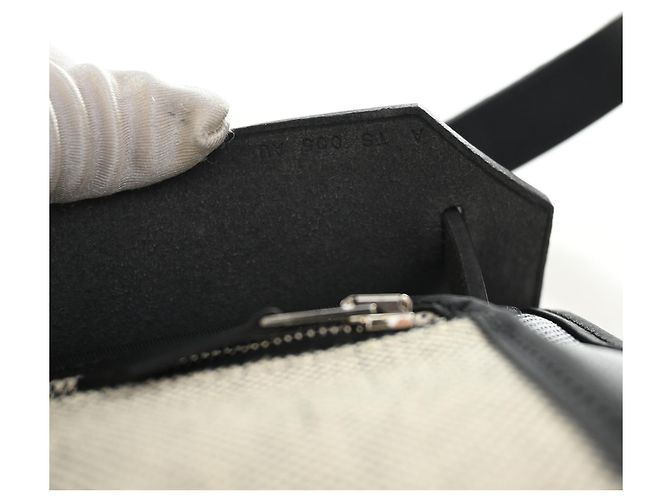 Hermès Black Toile H Berline Herbag Zip 31 Nero - vista 10